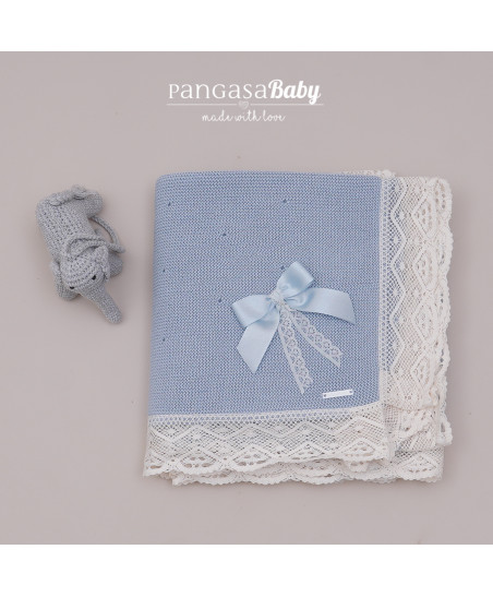 Chal Puntilla Celeste Empolvado-Pangasa
