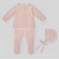 Conjunto Rosa palo /Blanco - Paz Rodriguez