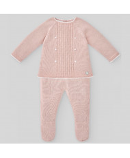 Conjunto Rosa palo /Blanco - Paz Rodriguez