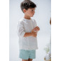 Conjunto Lino Niño Verde Empolvado -José Varon