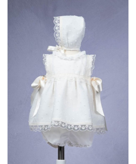 Jesusito plumeti de organza con capota – Mikamama