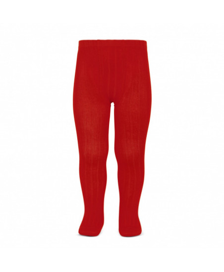 Leotardos básicos canalé ROJO(550)-Cóndor