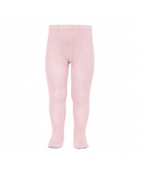 Leotardos básicos canalé ROSA(500)-Cóndor