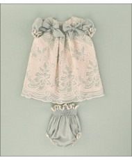 Vestido Bambula Bordada Bebé-José Varón