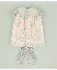 Vestido Bambula Bordada Bebé-José Varón