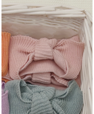 Diadema Elástica Rosa Empolvado-Pangasa Baby