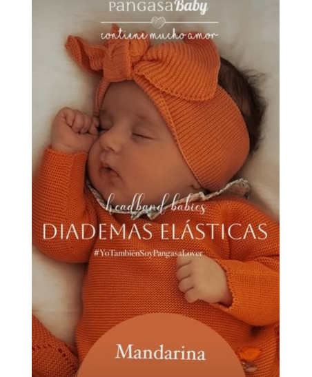 Diadema Elástica Mandarina-Pangasa Baby