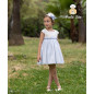 Vestido Ceremenia Tul Azul-Abuela Tata