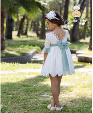 Vestido Ceremonia Batista Lazada Verde-Abuela Tata