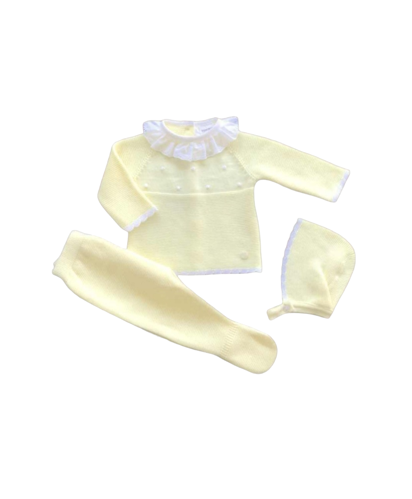 Conjunto Hilo Tres piezas Amarillo-Valentina
