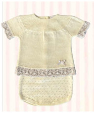 Conjunto Hilo Jersey+Culote Amarillo-Valentina