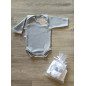 Conjunto Bodie y Polaina Conejito Gris-Todo Amor Baby