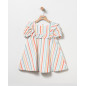 Vestido Rayas Naranja Niña-Coco Acqua