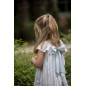 Vestido Rayas Turquesa Niña-Coco Acqua