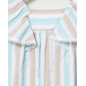 Vestido Rayas Turquesa Niña-Coco Acqua