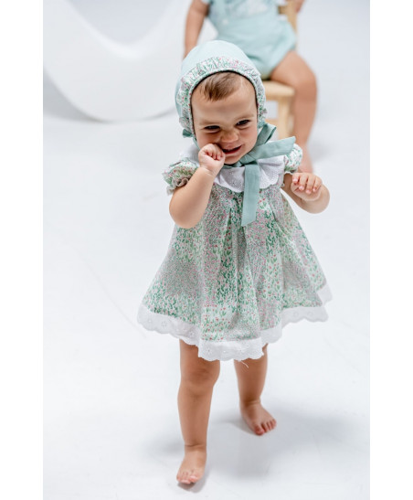 Vestido Liberty Bebé Niña 3 Piezas-José Varón