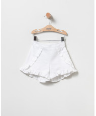 Short+Bluson Rayas Turquesa Niña-Coco Acqua