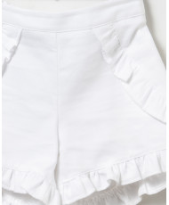 Short+Bluson Rayas Turquesa Niña-Coco Acqua