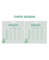 Short+Bluson Rayas Turquesa Niña-Coco Acqua