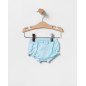 Conjunto Bluson Rayas Turquesa Bebé Niña-Coco Acqua