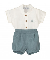 Conjunto Pantalón Excellent Verbena Bebé Niño-Calamaro