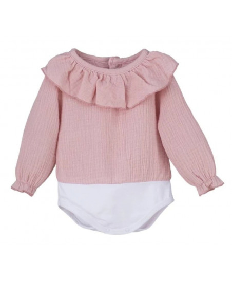 Body Camisa Kore Bámbula Nude-Calamaro