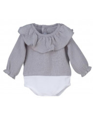 Body Camisa Kore Bámbula Gris-Calamaro