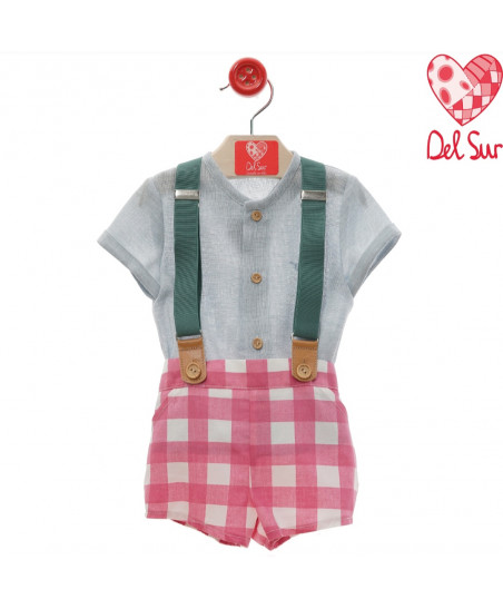 Conjunto Bebé con Tirantes"Familia Bolonia"-Del Sur