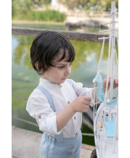 Conjunto Bebé Niño Azul Oceano-Coco Ceremonia