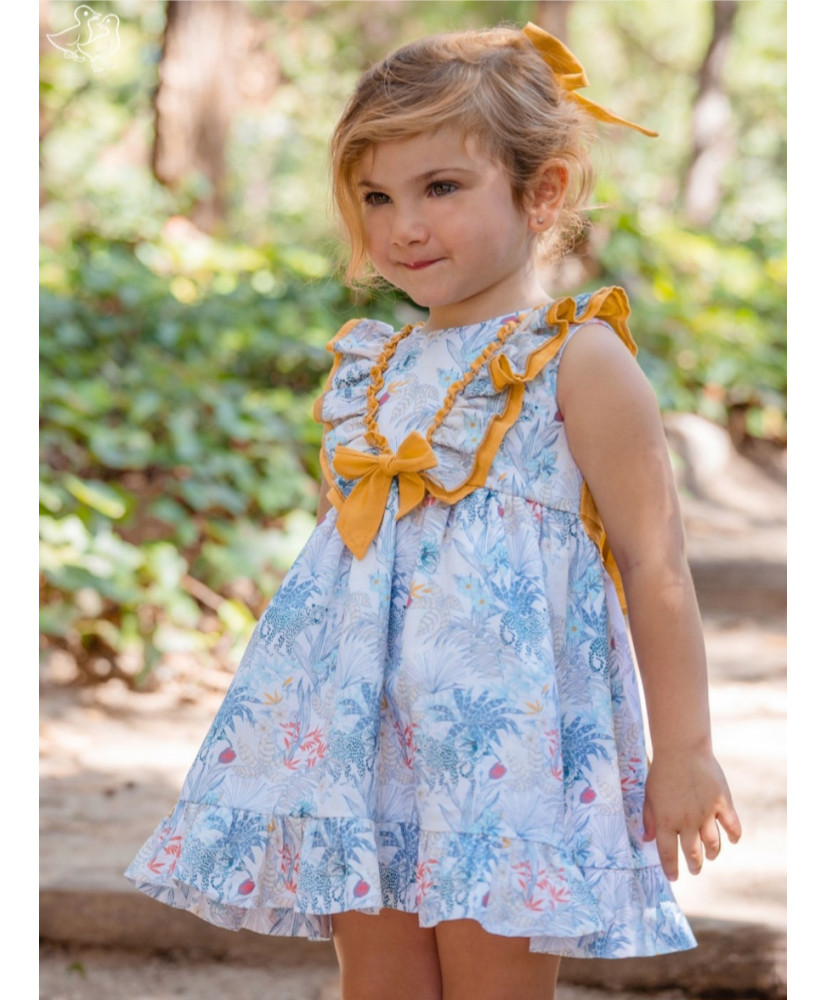 Vestido Volantes Familia"Jungle"-Cua Cuak