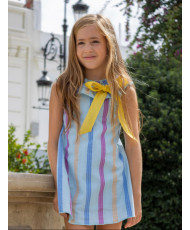 Vestido Niña Agua Marina-Nachete