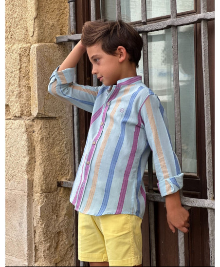 Camisa Niño Agua Marina-Nachete
