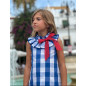 Vestido Niña Cuadros Azules-Nachete