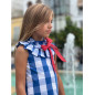 Vestido Niña Cuadros Azules-Nachete