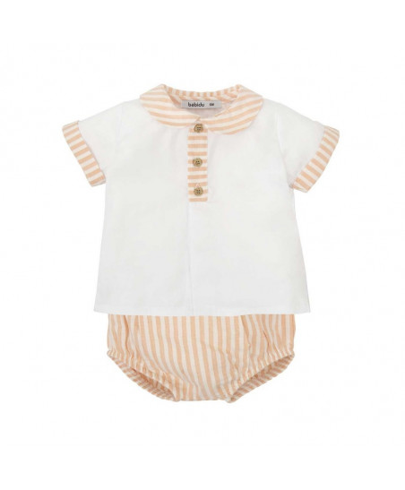 CONJUNTO RANITA CUELLO BEBE BEGONIA-Babidu