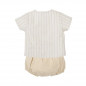 CONJUNTO CUBREPAÑAL MANGA CORTA LINEN-Babidu
