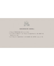 Conjunto Bodie y Polaina Conejito Gris-Todo Amor Baby