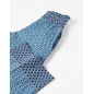 Pantalones De Talle Alto Con Estampado Para Niña 'Wide Leg', Azul/Blanco-Zippy