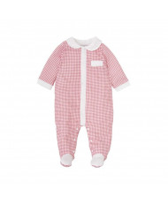PELELE ENTERIZO CON ABERTURA DELANTERA CUELLO BEBE GARDENIA-Babidu