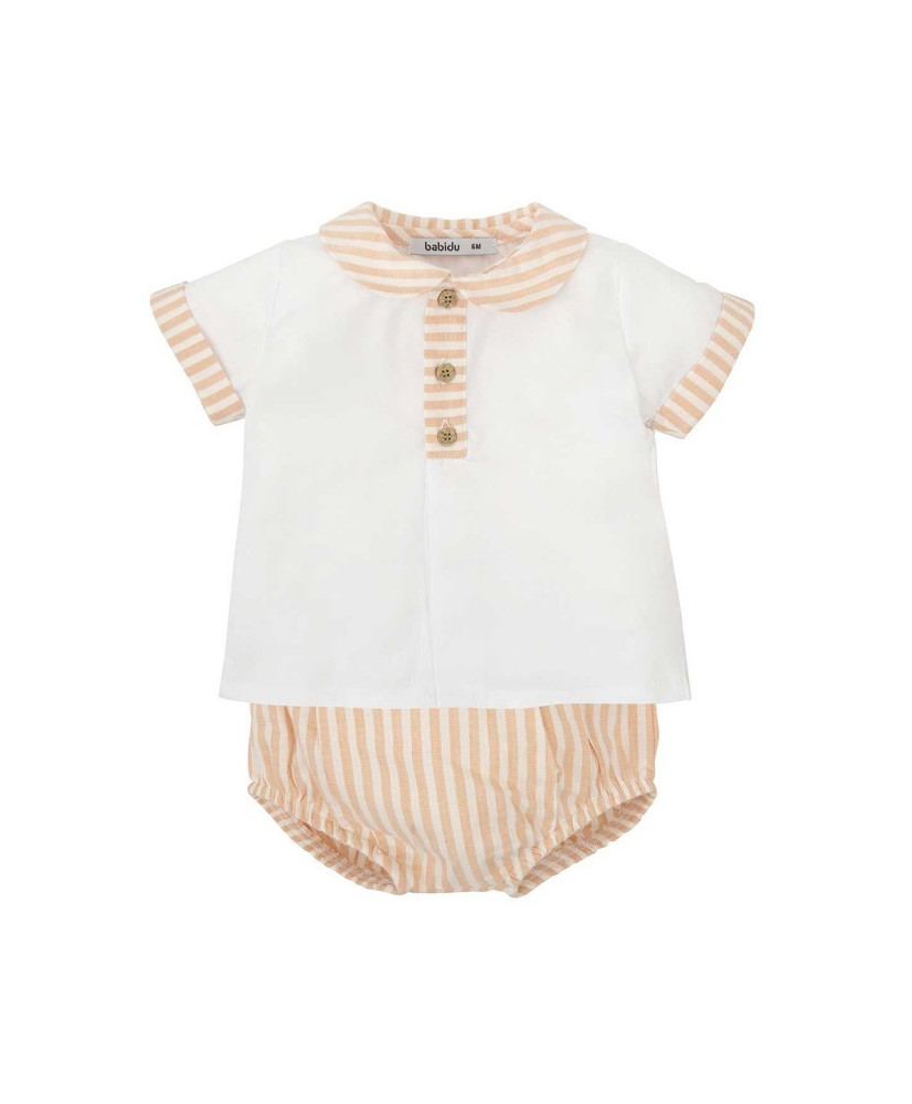 CONJUNTO RANITA CUELLO BEBE BEGONIA-Babidu