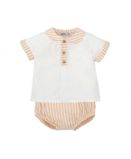 CONJUNTO RANITA CUELLO BEBE BEGONIA-Babidu