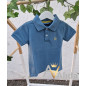 Polo Básico Azul -Nachete