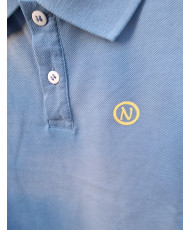 Polo Básico Azul -Nachete