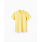 Polo De Algodón Para Niño, Amarillo-Zippy