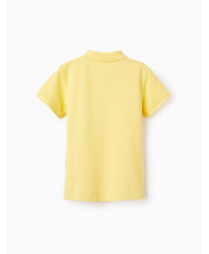 Polo De Algodón Para Niño, Amarillo-Zippy
