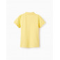 Polo De Algodón Para Niño, Amarillo-Zippy