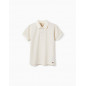 Polo En Piqué De Algodón Para Niño, Blanco-Zippy