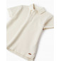 Polo En Piqué De Algodón Para Niño, Blanco-Zippy