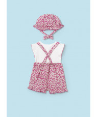 Conjunto 3 piezas peto Better Cotton recién nacido-Mayoral