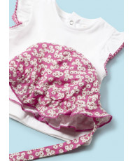 Conjunto 3 piezas peto Better Cotton recién nacido-Mayoral